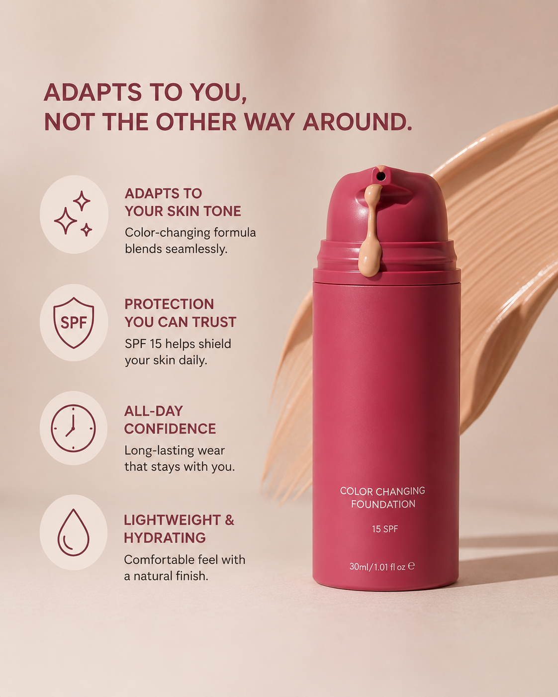 Vellora™ Color Changing Foundation